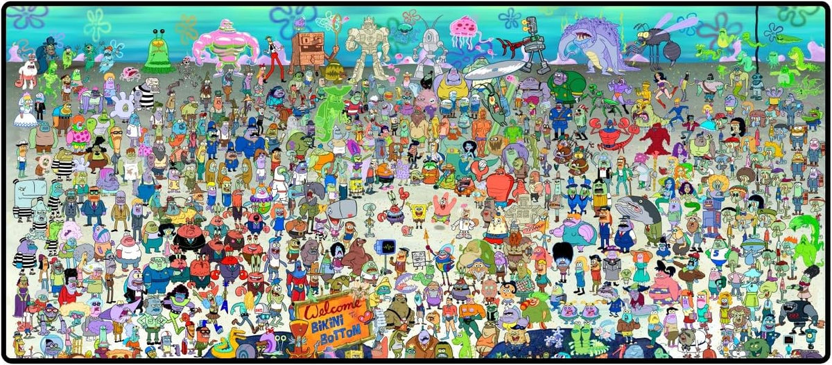 Spongebob (Absorbed) Gaming Desk MAT 81cm x 36cm