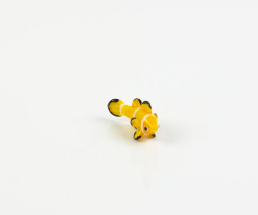 Miniature Glass Clownfish Ornament, 3cm