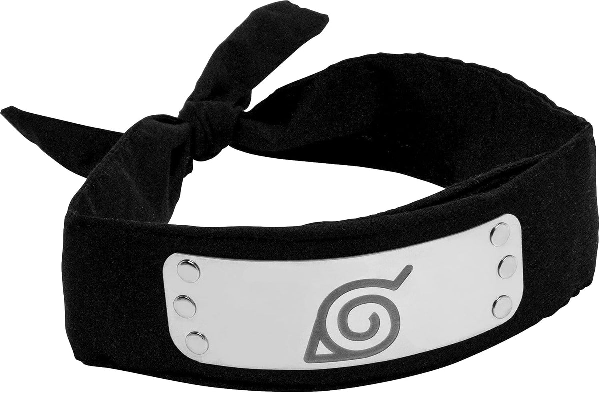 Naruto Konoha Replica Headband - Black