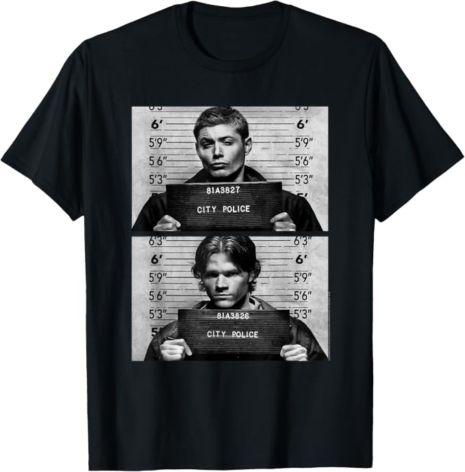 Supernatural Mug Shot T Shirt - XL