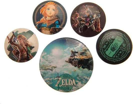 The Legend Of Zelda Button Badge Set