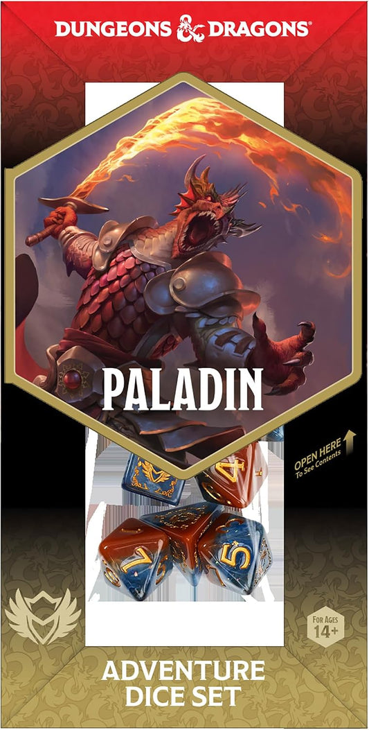 Dungeons & Dragons: D&D Adventure Dice - Paladin: Orange & Blue