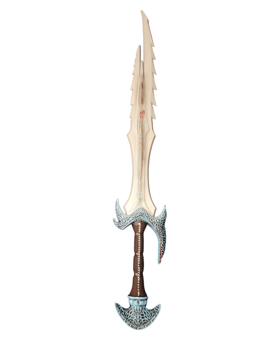 1:1 Cosplay Orc Anti Mage Scythe of Vyse Elf Weapon Anime Role Play Halloween Gift PU 106cm