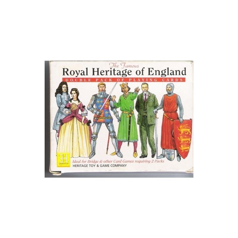 Royal Heritage of England Double Pack of Playing Cards