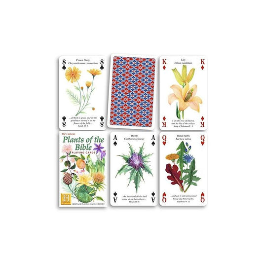 Plants of the bible playing cards - 54 different plants