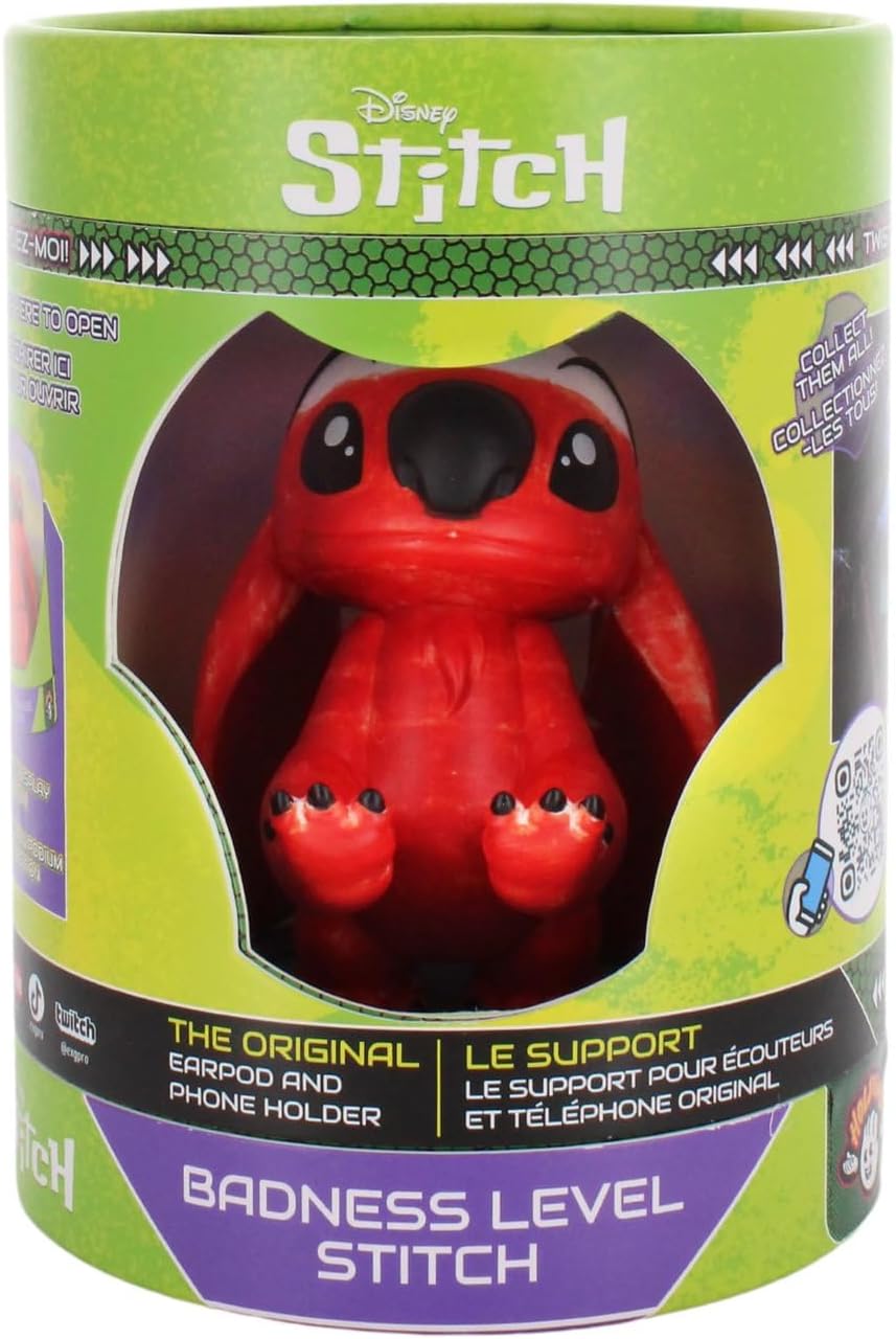 Cableguys Lilo & Stitch: Badness Level Stitch Holdems, Mini Phone Stand and Device Holder
