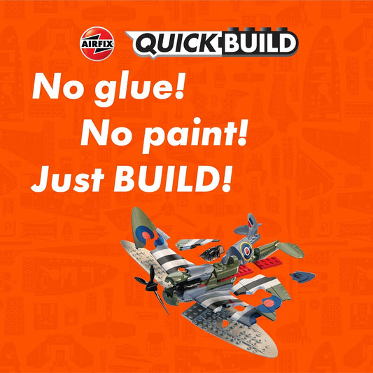 Airfix QUICKBUILD Model Aircraft Kits - D-Day Spitfire