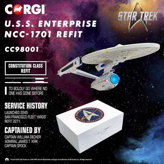 Corgi Star Trek - USS Enterprise NCC-1701 [Refit] (Star Trek II: The Wrath of Khan)