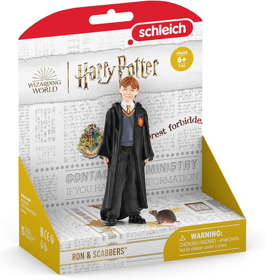 Schleich Harry Potter Ron Weasley and Scabbers Figures