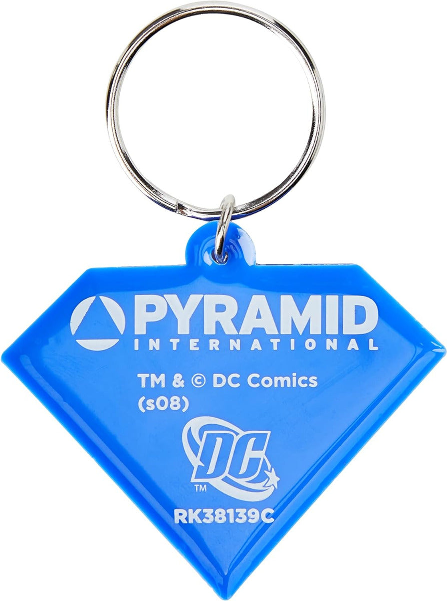 Superman-Shield Rubber Keychain