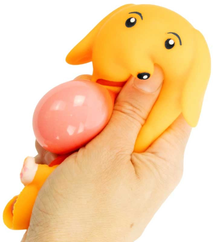 SQUEEZY HOT DOG SENSORY TOY