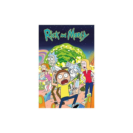 GB eye Rick and Morty Group Maxi Poster, 61 x 91.5 cm