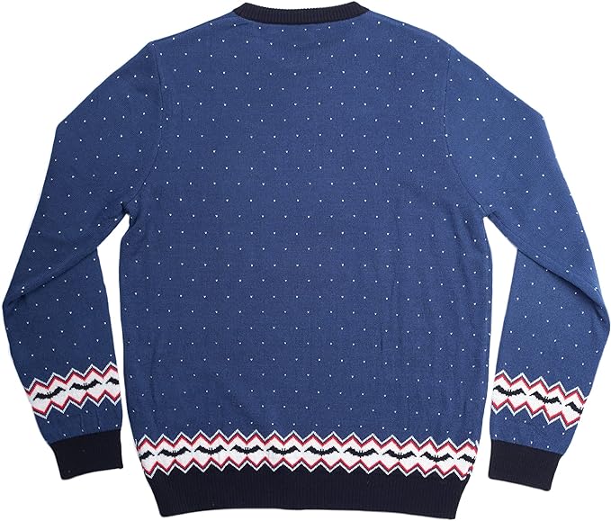 The Batman Unisex Knitted Jumper - Ugly Novelty Christmas Sweater Gift (2XL)