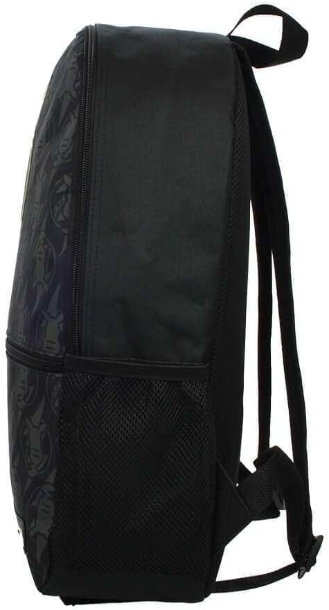 Pokemon Pikachu 25 Character Black Sport Backpack School Gym Bag - Size 45cm (H) x 31cm (W) x 11cm (D)