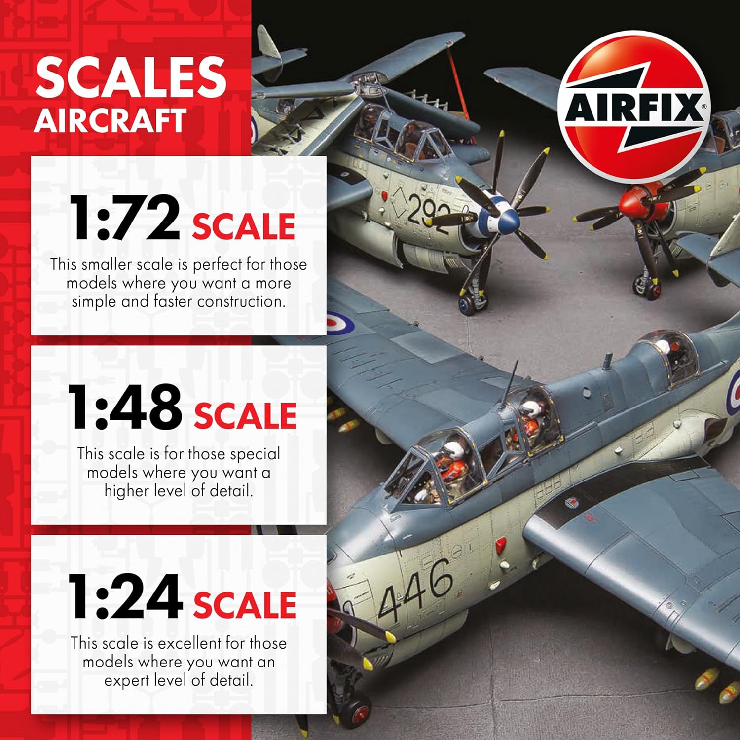 Airfix Starter Set - A55001 Supermarine Spitfire MkVc Model Building Kit