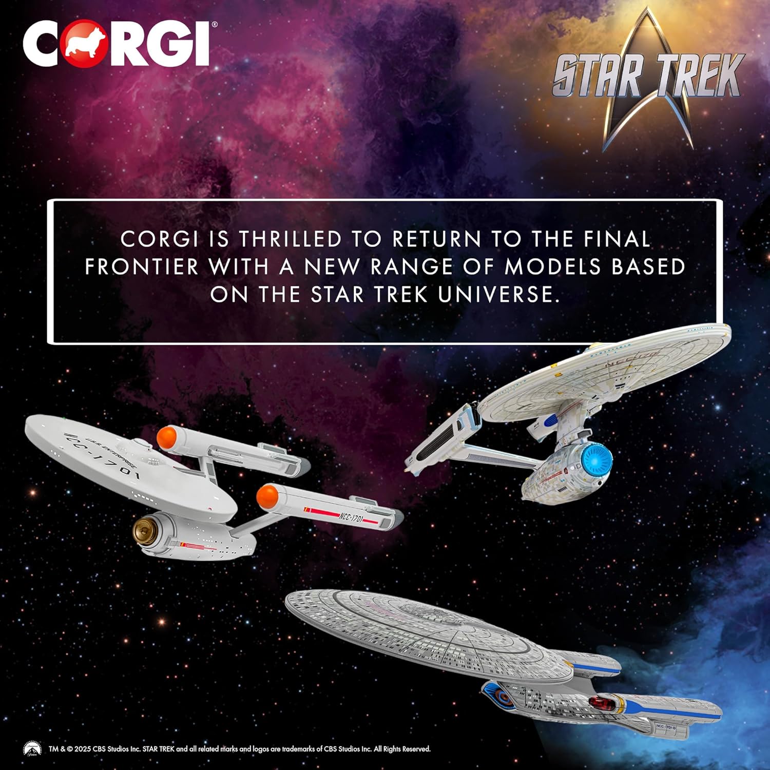Corgi Star Trek - USS Enterprise NCC-1701 [Refit] (Star Trek II: The Wrath of Khan)
