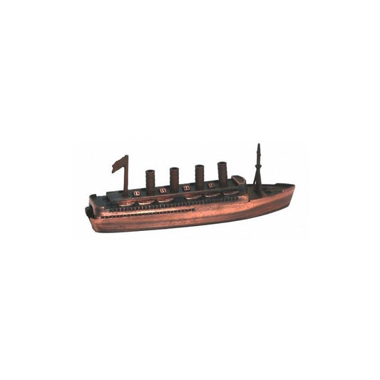 Metal Bronze Model Replica Cruise Ship Ocean Liner Die Cast Toy Pencil Sharpener
