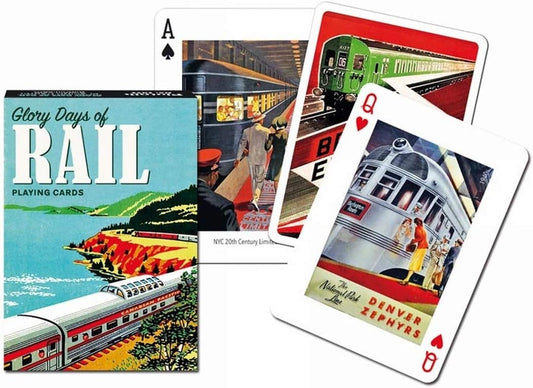 Railway playing cards