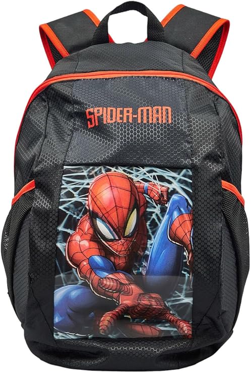 Spiderman Web Bp Backpacks Black One Size 3 Dimensional