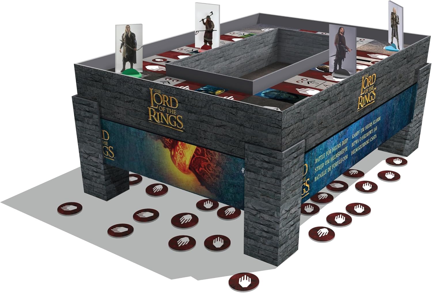 LORD OF THE RINGS BATTLE FOR HELMS DEEP BOARD GAME AGES 10+ **BRAND NEW**