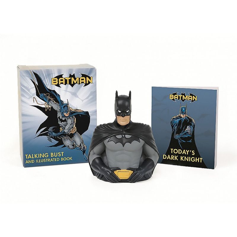 Batman: Talking Bust and Illustrated Book (Running Press Mini Kit & Book)