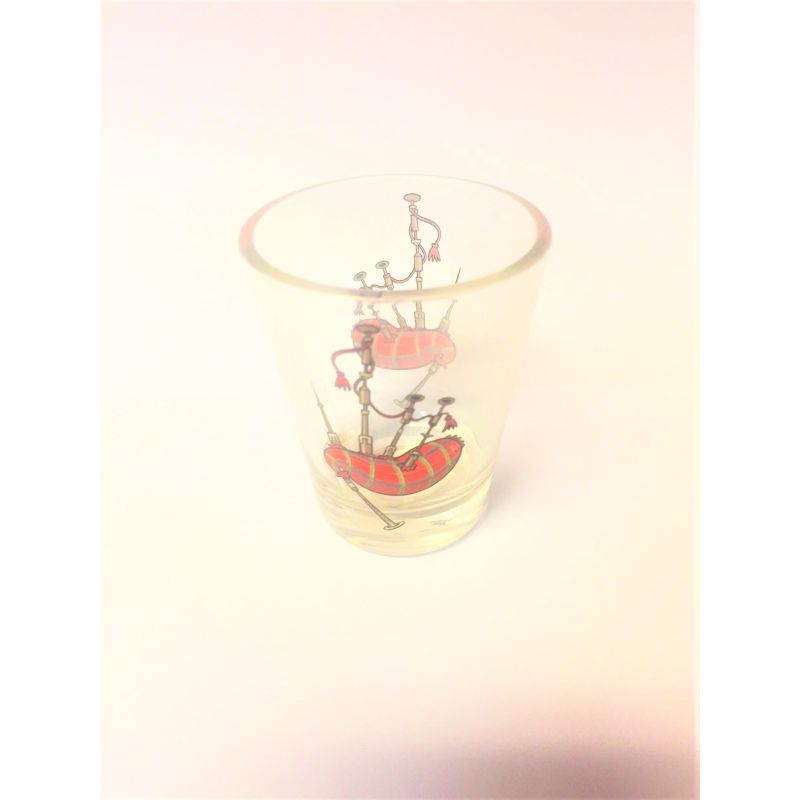 Bagpipe Shot Glass