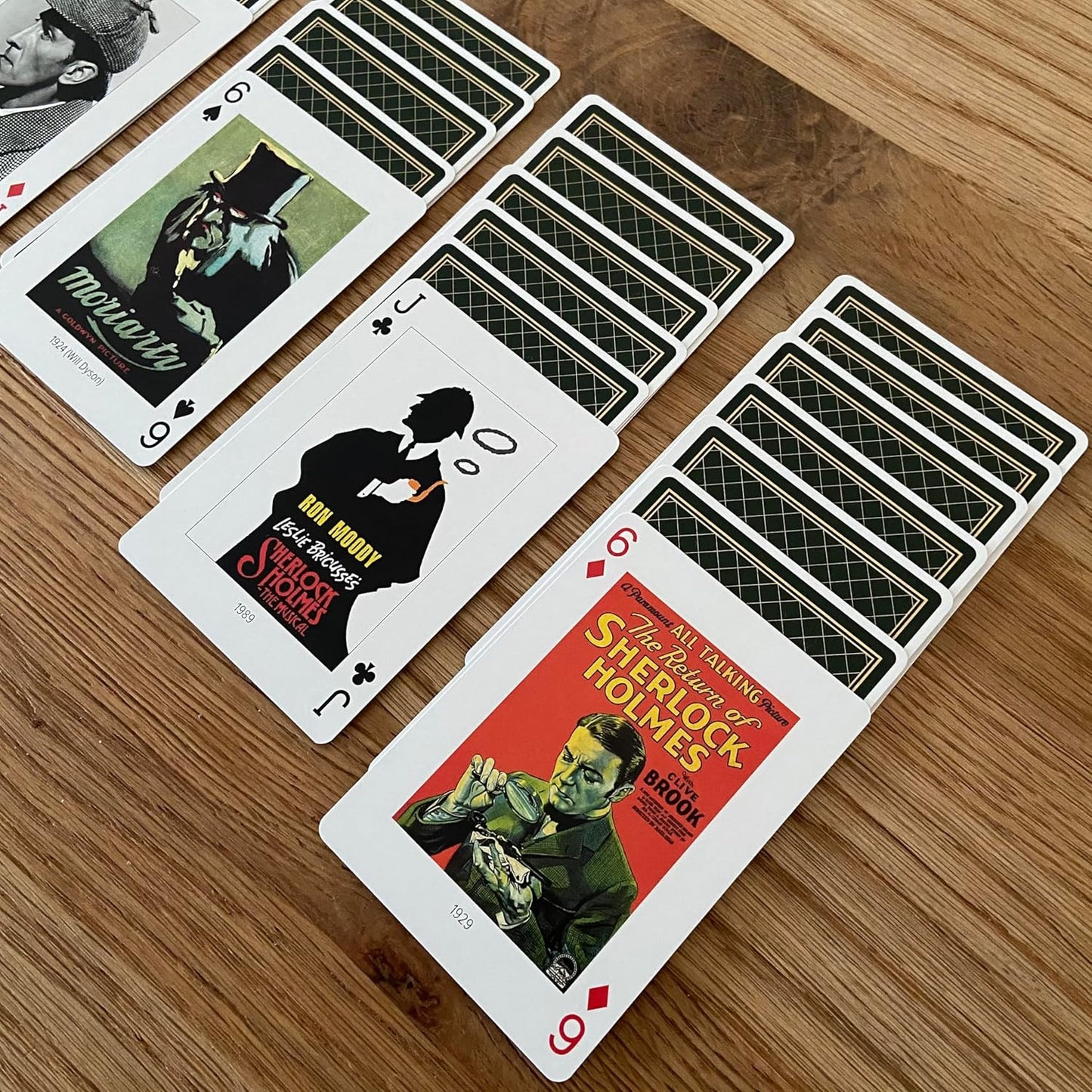 Sherlock Holmes Playing Cards | Celebrating Arthur Conan Doyle | Premium Design,