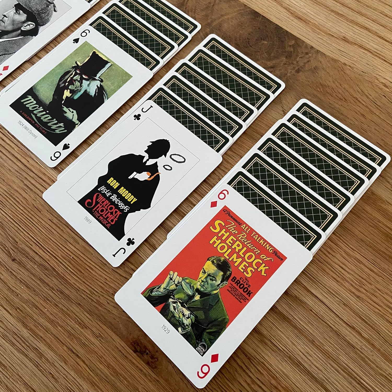 Sherlock Holmes Playing Cards | Celebrating Arthur Conan Doyle | Premium Design,