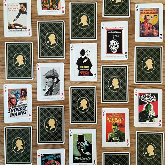 Sherlock Holmes Playing Cards | Celebrating Arthur Conan Doyle | Premium Design,