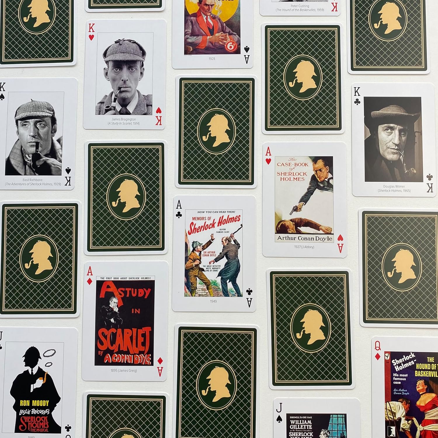 Sherlock Holmes Playing Cards | Celebrating Arthur Conan Doyle | Premium Design,