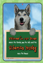 Siberian Huksy Welcome Hang-up