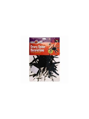 Scary Halloween Decorations - 14 Pack- Spider