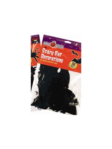 Scary Bat Decoration 14 Pack