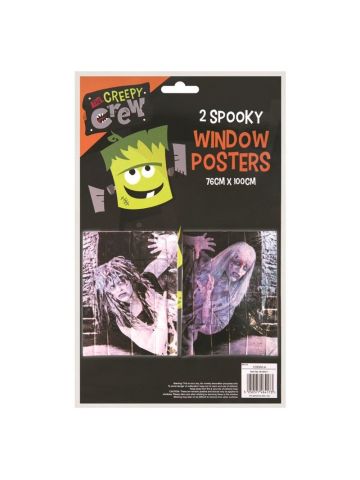 Halloween Window Poster - 2 Pack