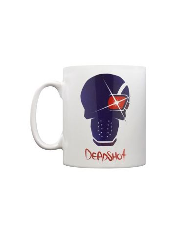 Suicide Squad Deadshot Skull Mug White