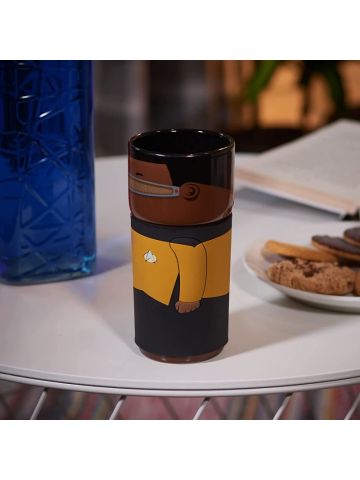 Official Star Trek Geordi La Forge CosCup - Ceramic Mug with Rubber Sleeve