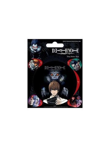 Death Note Vinyl Sticker, Multi-Color, 10 x 12.5cm