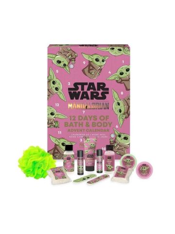 Grogu Advent Calendar Star Wars the Mandalorian 12 Day Bath and Body Series Gift