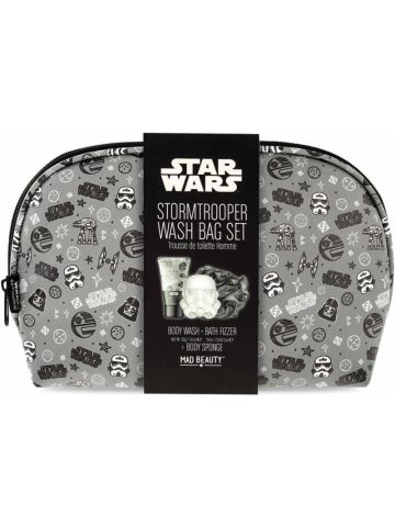 Disney Star Wars Official Wash Bag Set, White/Grey