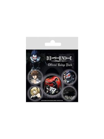 Death Note Badge Pack, Multi-Colour, 10 x 12.5cm