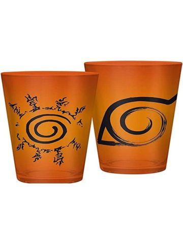 Glass XXL Naruto Shippuden - Large Orange Glass - 400ml