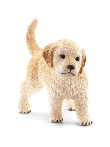 SCHLEICH Golden Retriever puppy Farm World Toy Figurine for children aged 3-8 Years