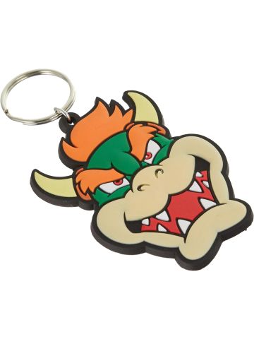 Super Mario Bowser Rubber Keychain