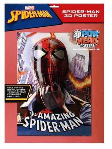 Spider-Man (Peter's Mask) 3D Poster (Popheads)