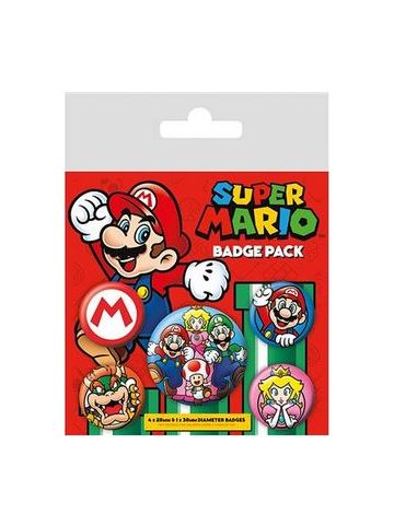 SUPER MARIO BADGE PACK