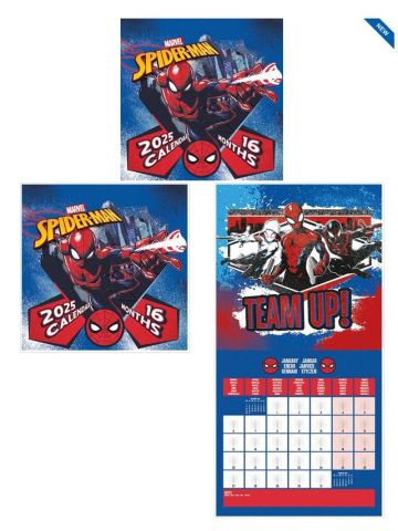 SPIDER-MAN 2025 30X30 SQUARE CALENDAR