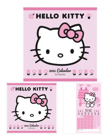 HELLO KITTY 2025 30x30 SQUARE CALENDAR