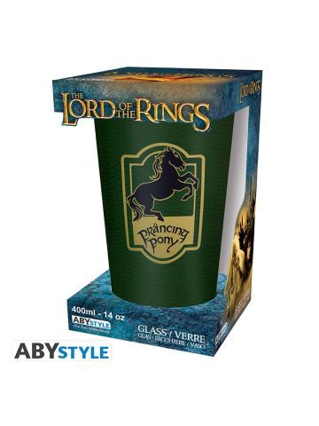 The Lord of The Rings - Glass XXL - 400 ml - Prancing Pony, Green 