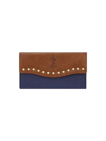 Zelda Wallet Breath of the Wild Logo Nintendo 19.5x11x2cm Brown Blue