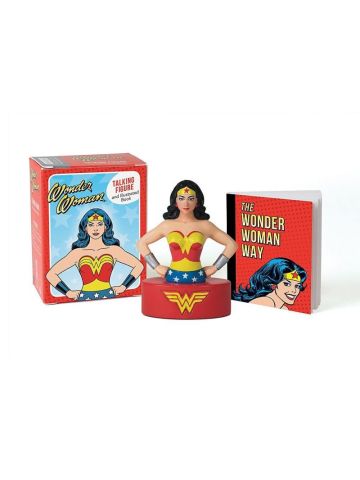 Wonder Woman Talking Figure and Illustrated Book (Miniature Editions)